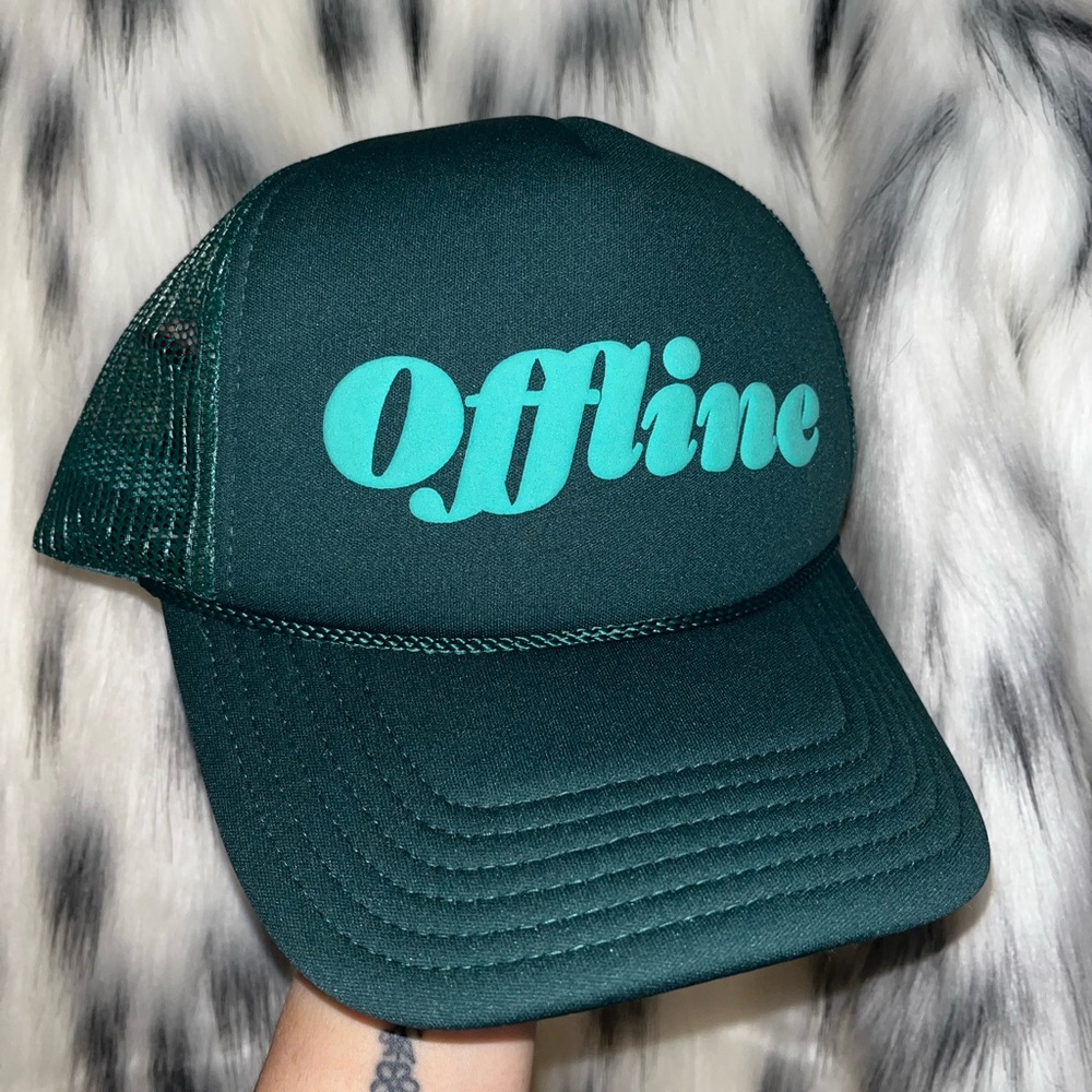 Ulta Beauty Green 'Offline' Trucker Hat
